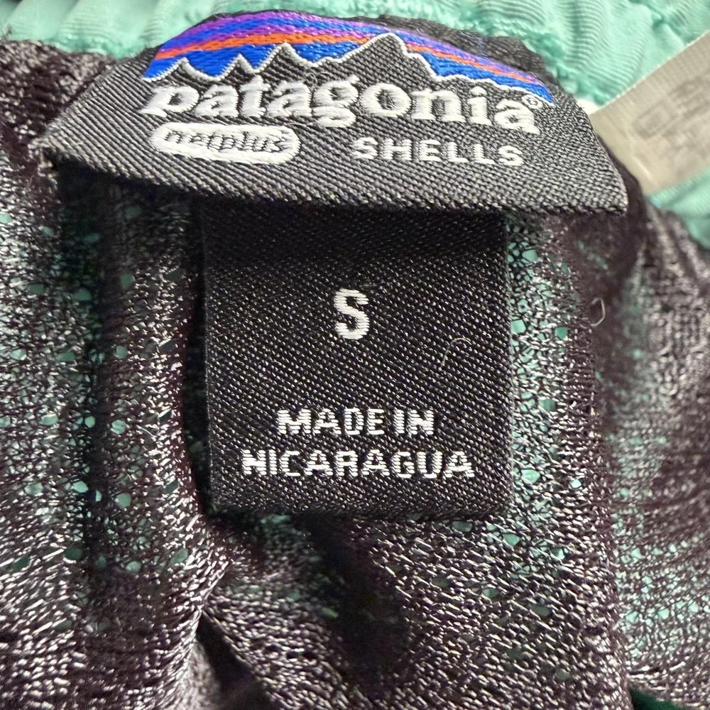 Patagonia Shorts Mens Small Green NetPlus Shells Swim Trunks‎ Lined Drawstring